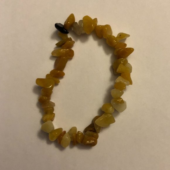 ** 3/$21 **   Natural Chip Stones Stretch Bracelet - Picture 4 of 8